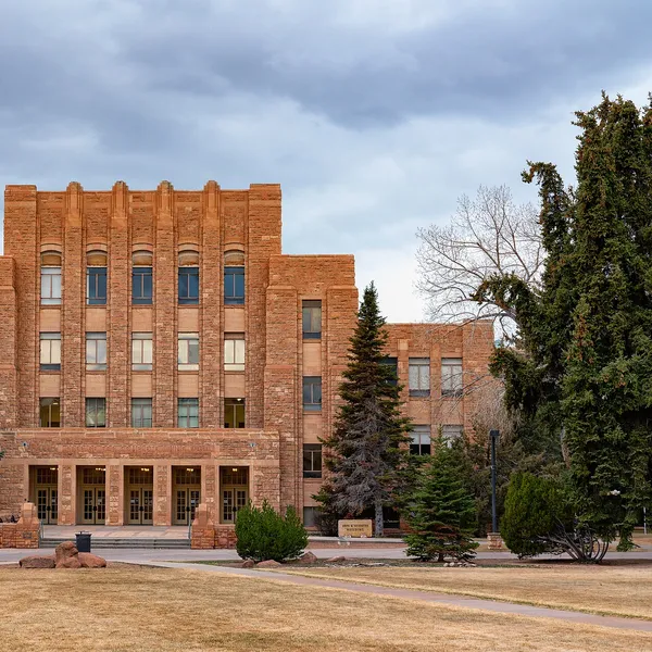 Le campus de l'université du Wyoming, à Laramie