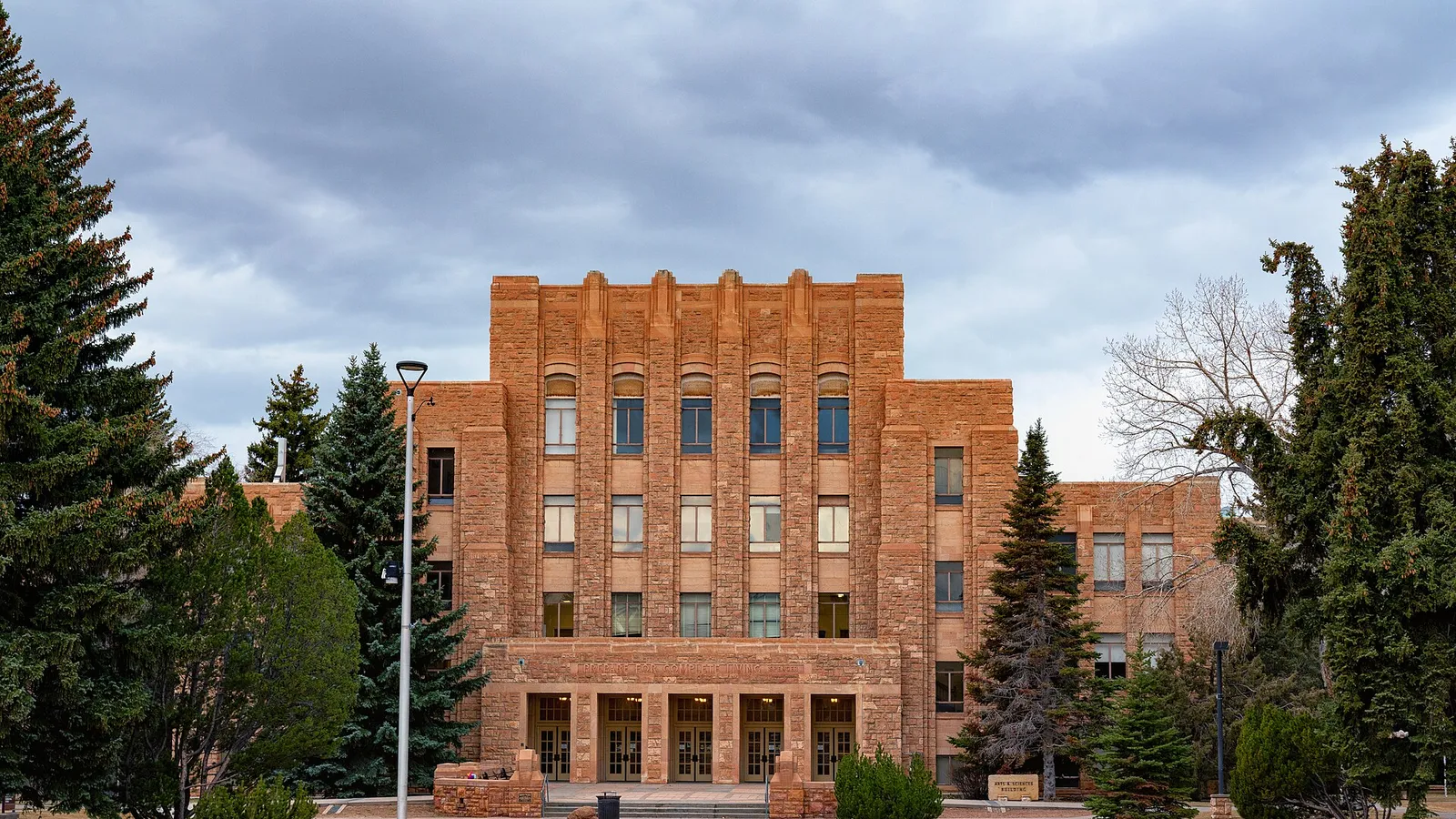 Le campus de l'université du Wyoming, à Laramie