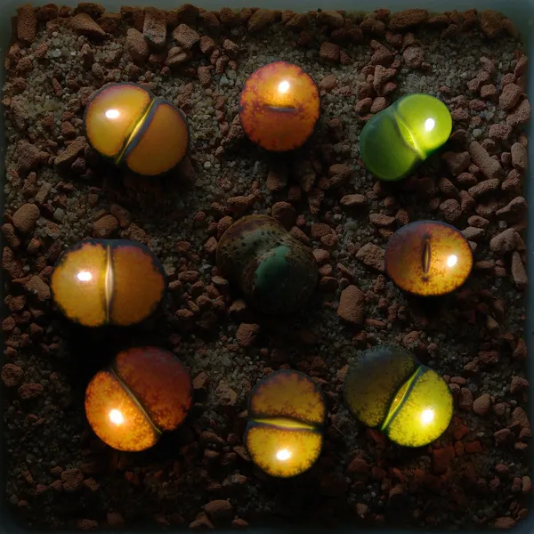 Des plantes cultivées sous des lampes dans une serre